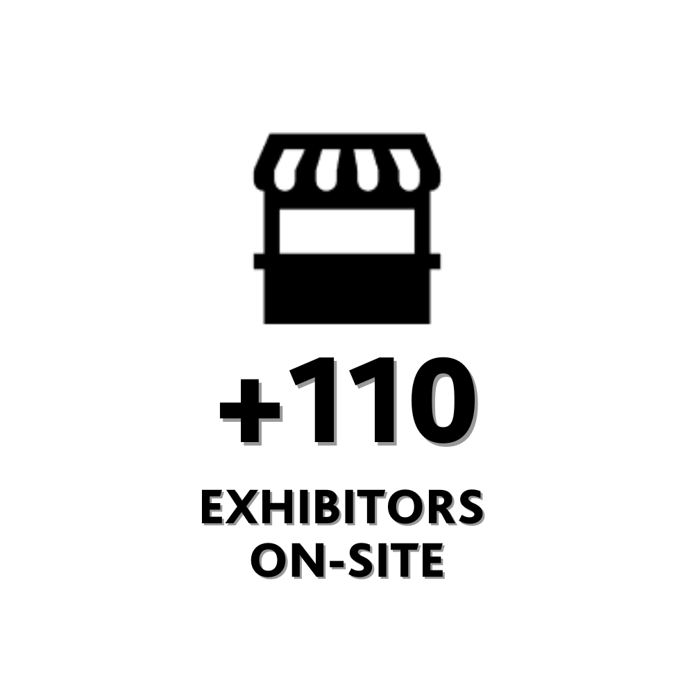 +110 EXHIBITORS ON-SITE
